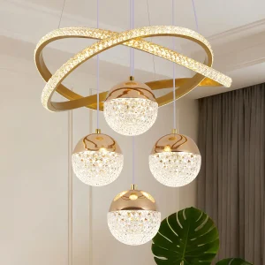 Modern LED Chandelier Lighting Three Colors