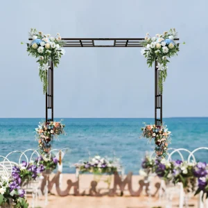 Metal Garden Arch with garden supports